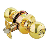 CERRADURA CILINDRICA DE BAÑO LATON SOLIDO