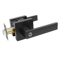 Cerradura Inoxx Modelo MILAN Recamara Negro Mate