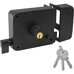Cerradura MG 715 Instafacil Negra Derecha