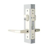 Cerradura Slim Abatible 549 Perfil de Aluminio Color Blanco