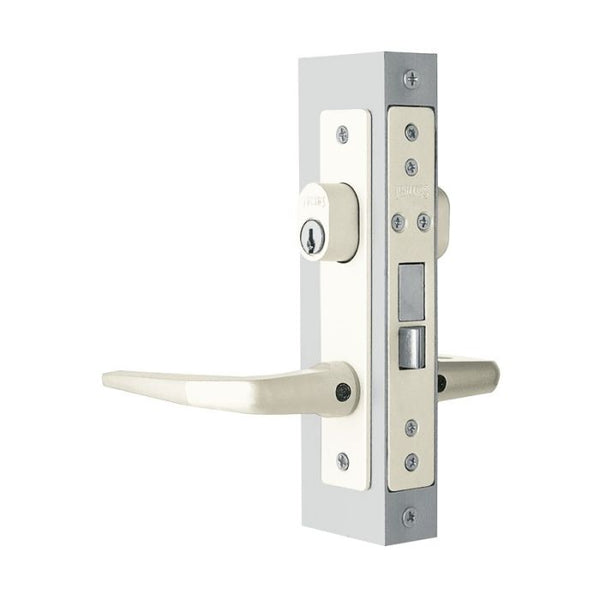 Cerradura Slim Abatible 549 Perfil de Aluminio Color Blanco