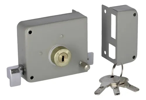 Cerradura de Sobreponer 715 Llave Llave Normal Derecha Feiteli