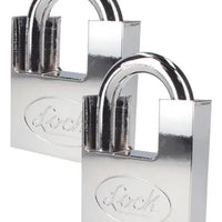 Juego de Candados de Hierro 40 mm incluye 2 pza + 4 Llaves Abloy por candado
