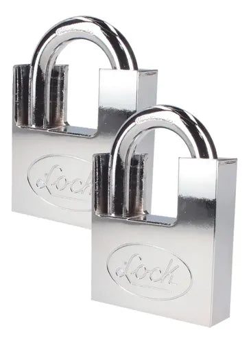 Juego de Candados de Hierro 40 mm incluye 2 pza + 4 Llaves Abloy por candado