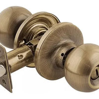CERRADURA TUBULAR PARA BAÑO BOLTON LATÓN ANTIGUO
