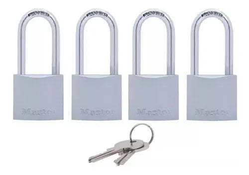 Juego de 4 Candados ABBA 30 mm Gancho Largo