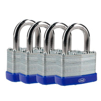 Juego de 4 Candados ABBA 40 mm Gancho Largo