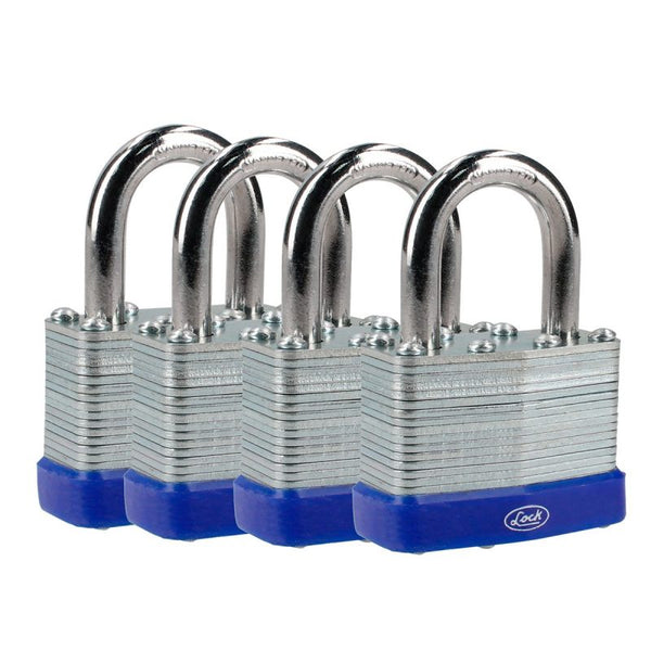 Juego de 4 Candados ABBA 40 mm Gancho Largo