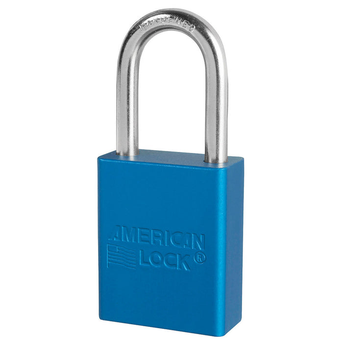 Candado de seguridad de aluminio anodizado azul 1-1 / 2in (38 mm)