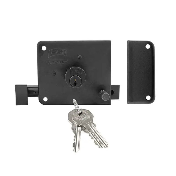 Cerradura MG 715 Instafacil Negra Derecha