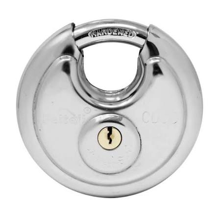 Candado de Disco Feiteli Llave Normal Acero Inoxidable 90 mm