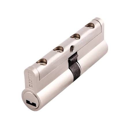 Cilindro inviolable llave-llave acero inoxidable 80 mm