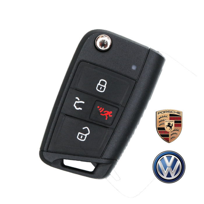 Llave Control Abatible VW MQB2 Sin Prox chip 88 NBGFS12A01