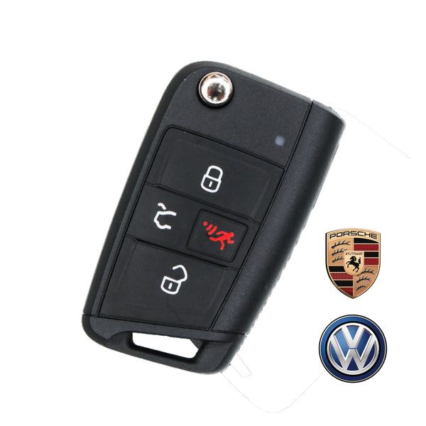 Llave Control Abatible VW MQB2 Sin Prox chip 88 NBGFS12A01